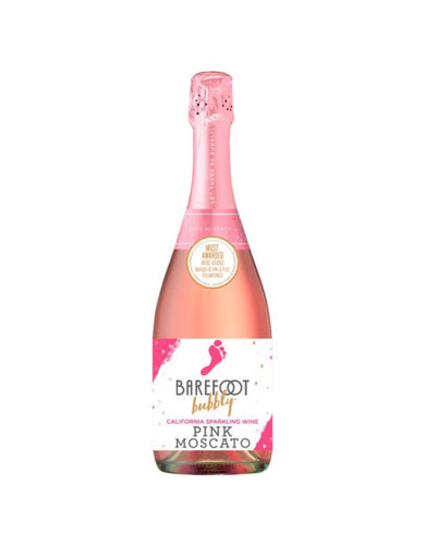 Pink Moscato Bubbly, Barefoot, 75cl