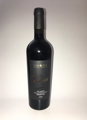 12 x Primitivo, Orus, Vinosia, I.G.T. 75cl, Luciano Ercolano, DELIVERED WITHIN TWO WEEKS